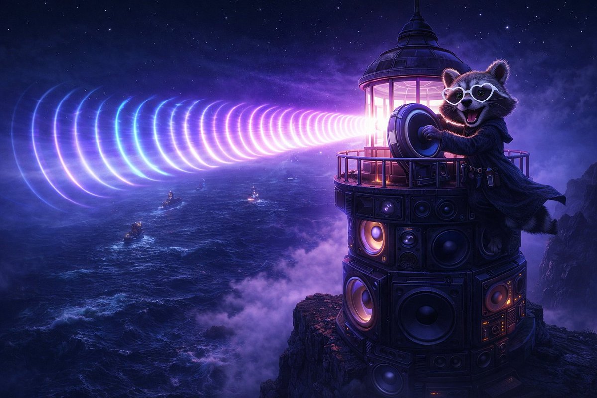 Raccoon with Glasses tweet media