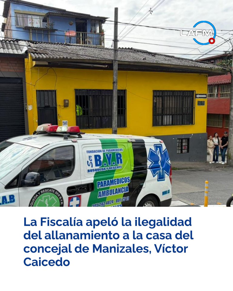 Presentaron recurso de apelación a la decisión de  Juez de Manizales que declaró  ilegal el allanamiento a la vivienda del concejal del Pacto Histórico y la Alianza Verde, Víctor Caicedo donde el domingo pasado se habría presentado compra de votos

Más:  web.facebook.com/photo/?fbid=42…