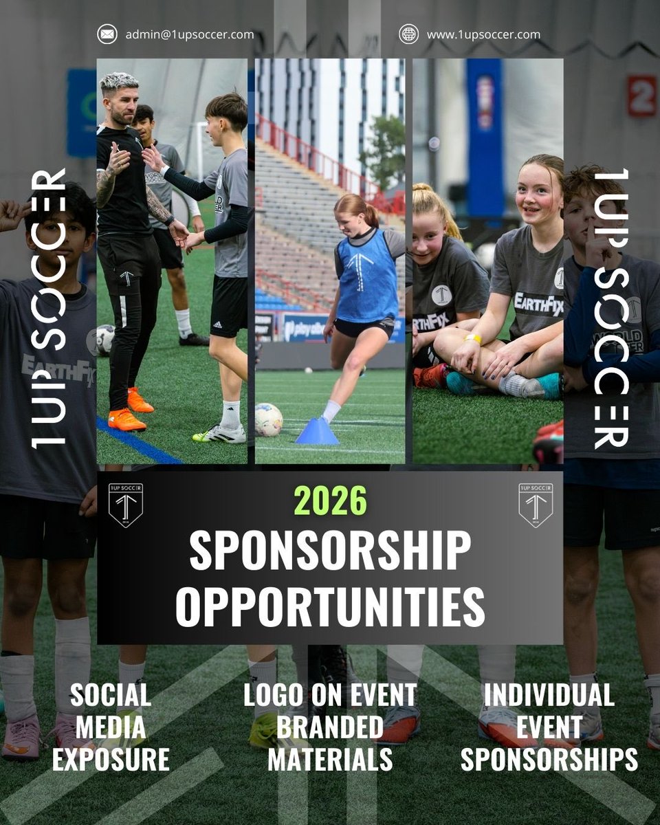 1UPSOCCER's tweet image. Join The 1UP Community! 🌳
Limited Sponsorship available. 🔐

DM or email to enquire 📨

#enjoytheprocess 
#soccertraining 
#youthsoccer