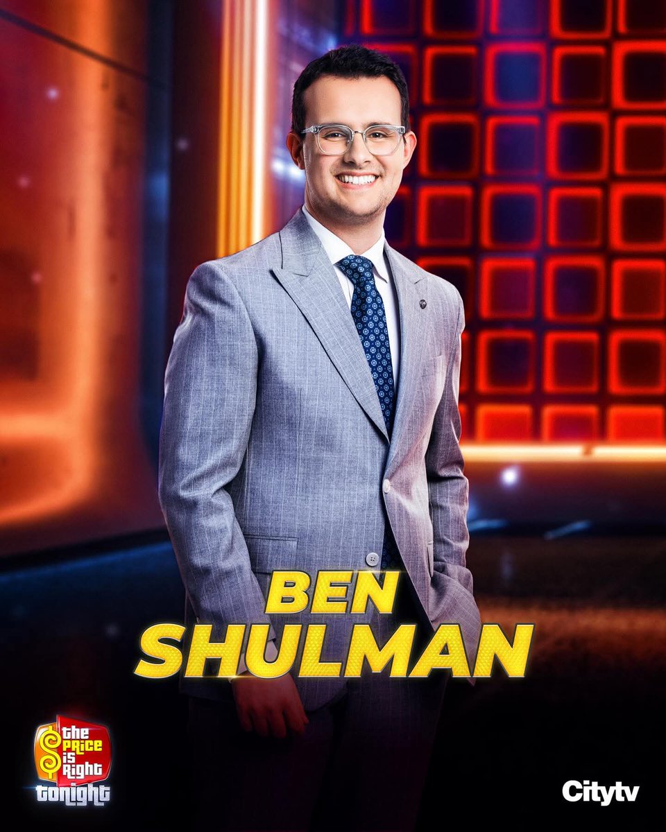 ANorthGameShows's tweet photo. Finally, your Voice of The #PriceIsRightTonight, @benshulman7!
You know him as the play-by-play radio/TV broadcaster of the Toronto @BlueJays on @Sportsnet and @Raptors905. https://t.co/tFLcH6mPjR