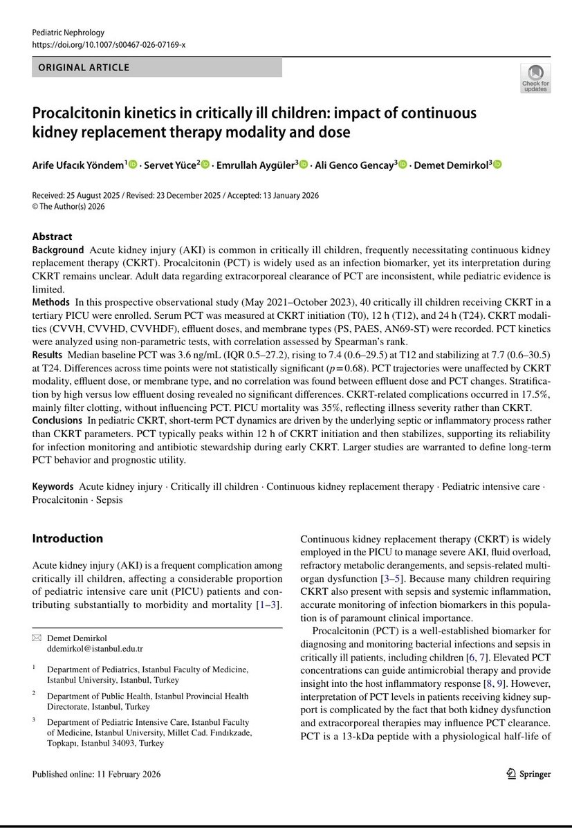 Medicina Intensiva y Emergencias Pediátricas tweet media