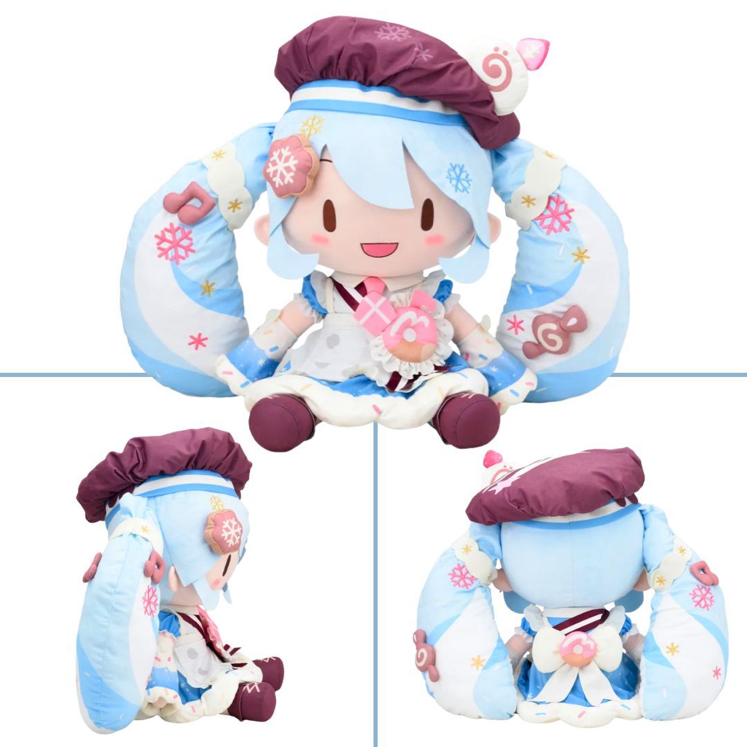 Vocaloid Hatsune Miku 2026 - Plush Fuwapuchi Snow Miku Dodeka