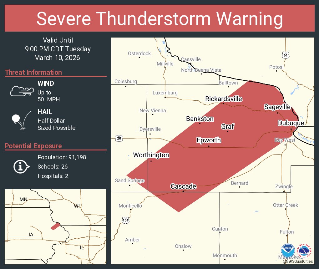 NWS Quad Cities tweet media