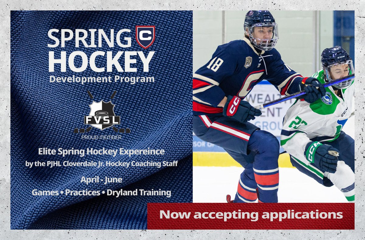 Cloverdale Junior Hockey Club tweet media