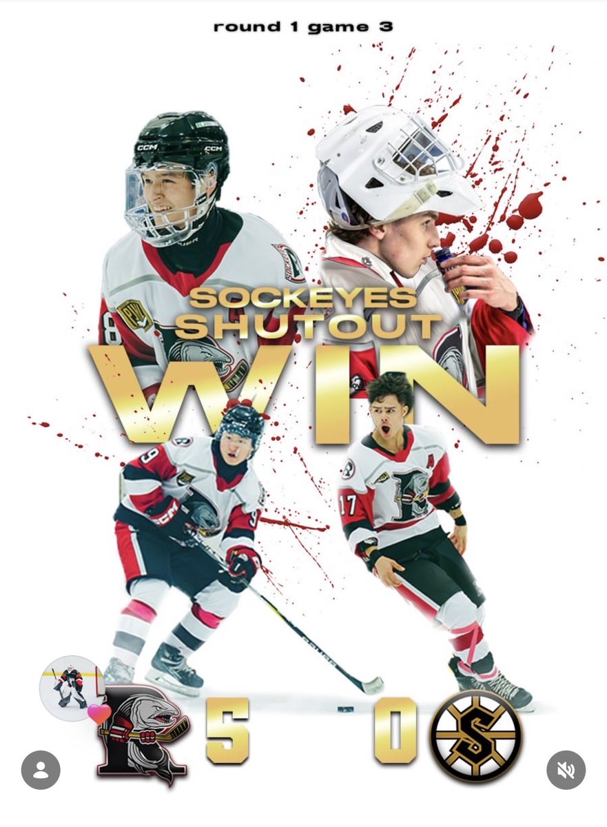 curtis_heide's tweet photo. Congrats @HadenHeide on back to back to back shutouts in the first round of playoffs!! https://t.co/nFKMrvAbrk