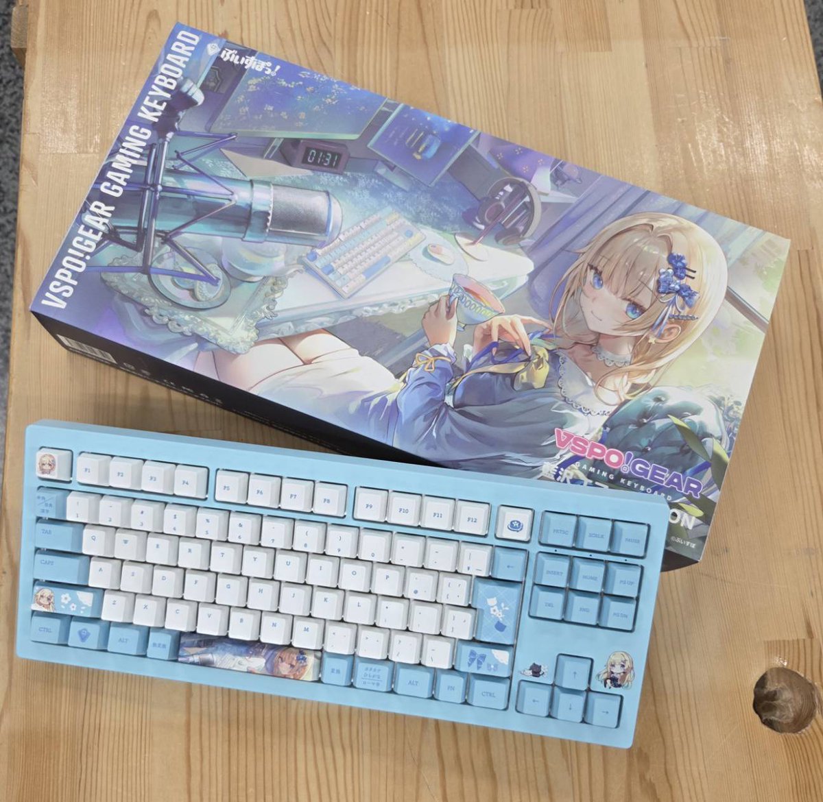 白*姫様 VSPO!GEAR ぶいすぽ キーボード 藍沢エマ 【公式通販】