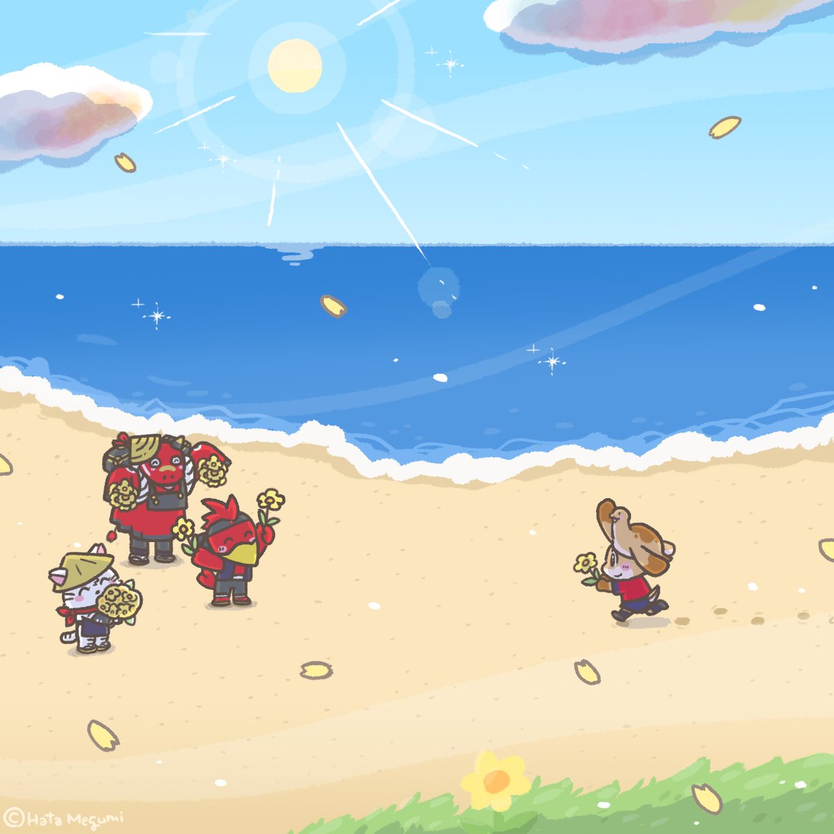 ハタメグミ tweet media