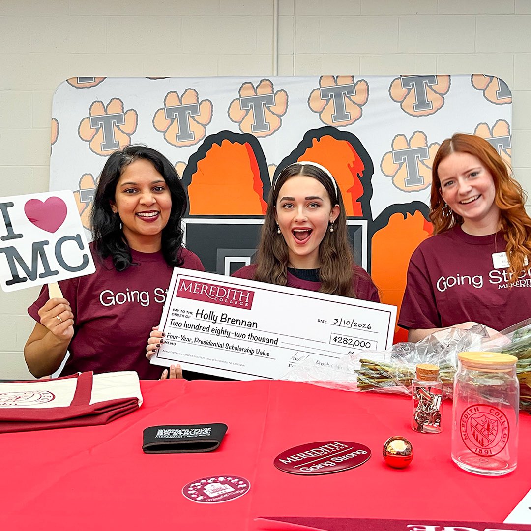 Meredith College tweet media