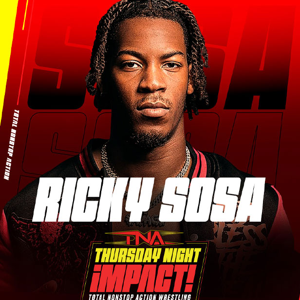CatchNewz's tweet photo. Le premier match de Ricky Sosa à la TNA sera diffusé ce jeudi à TNA Impact!

👉Première diffusion sur TNA+ à 2 h (heure de Paris), puis ensuite en VOD.

(TNA) https://t.co/ytosmL9JKa