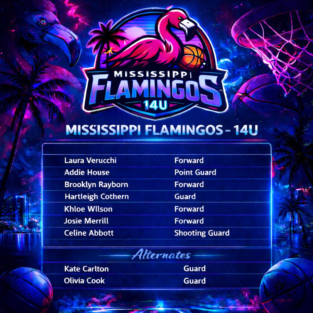 Mississippi Flamingos AAU tweet media