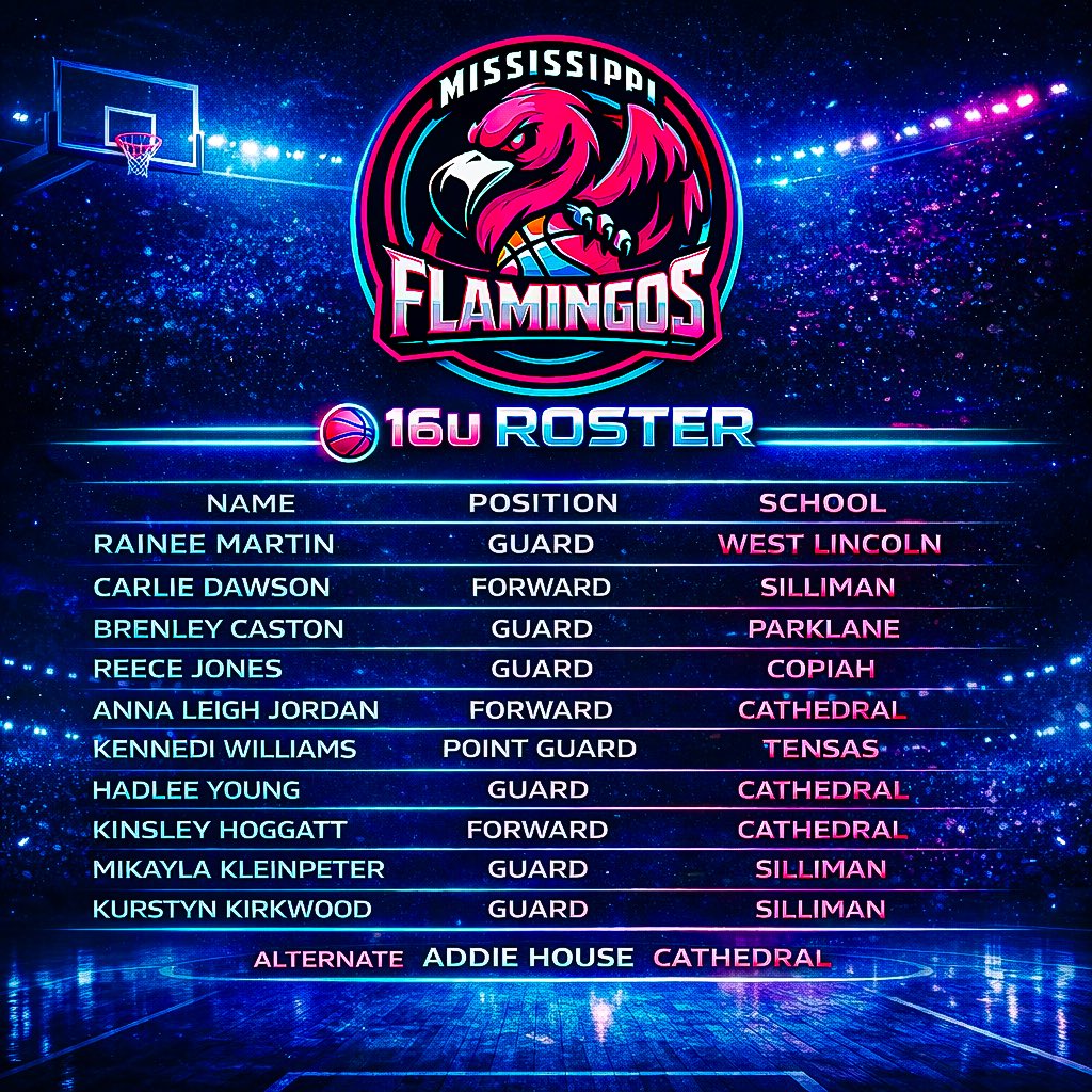 Mississippi Flamingos AAU tweet media