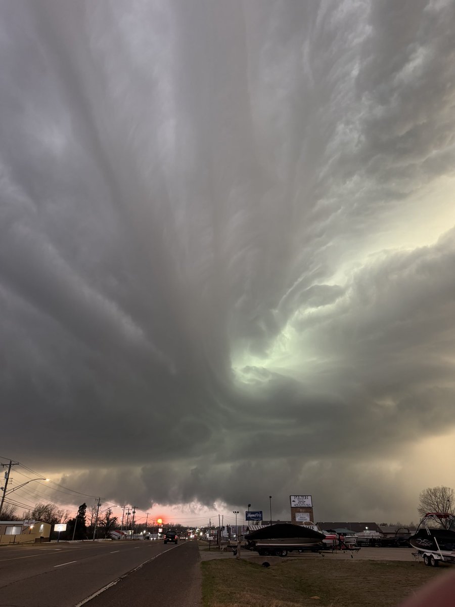 Choctaw Oklahoma tornado warned storm earlier