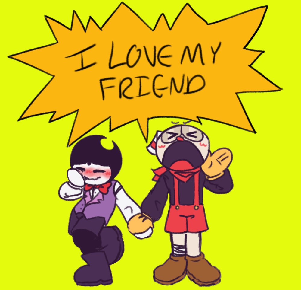BeeFreakingCool's tweet photo. Fanart of the bendystraw show! on tumblr! By lost-st4rz 
#bendystraw #thebendystrawshow! #bendy #cuphead #ehgoodenoughtags https://t.co/qgxiXCJyMI
