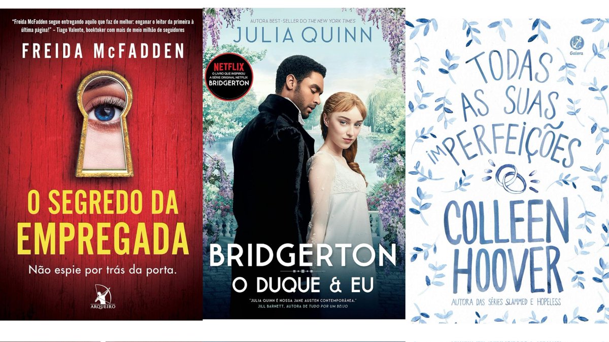 OFERTAS AMAZON - POR TEMPO LIMITADO- SEMANA DO CONSUMIDOR 

➡️amzn.to/4rteyaZ
📚O segredo da empregada (A empregada – Livro 2)
POR R$ 29,00😱

➡️amzn.to/4sDzvRK
📚O duque e eu
POR R$ 30,00😱

➡️ amzn.to/40raEEJ
📚Todas as suas (im)perfeições
POR R$ 27,60😱