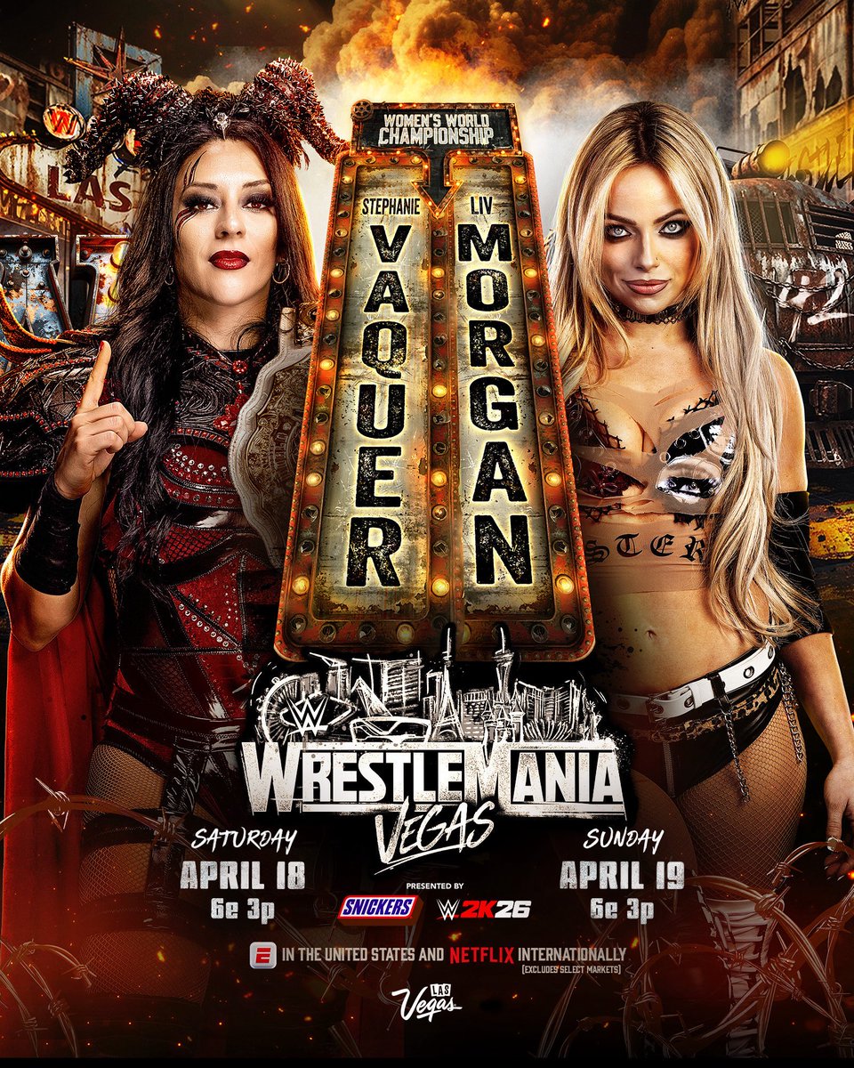 El real Main Event de #Wrestlemania42 es este, luchón que se viene ❤️ 🇨🇱 🇺🇲
<a href="/Steph_Vaquer/">Stephanie Vaquer</a> <a href="/YaOnlyLivvOnce/">LIV Morgan</a>
 #WrestlemaniaVegas  #LivVsVaquerMainEvent
👇👇👇