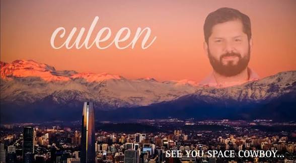 Te pienso y ya te extraño <a href="/GabrielBoric/">Gabriel Boric Font</a>  
Gracias por tanto presi