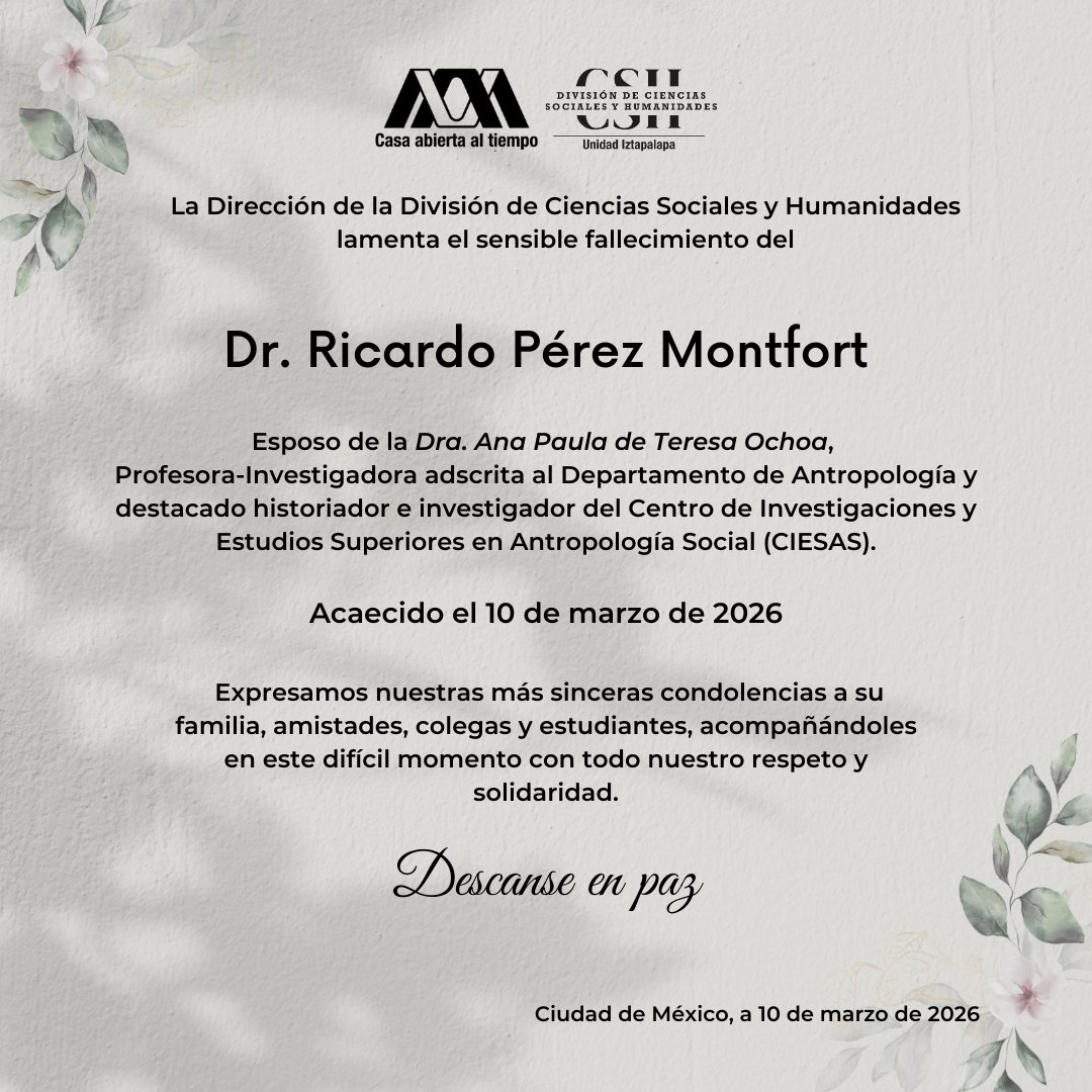 División CSH UAMI tweet media