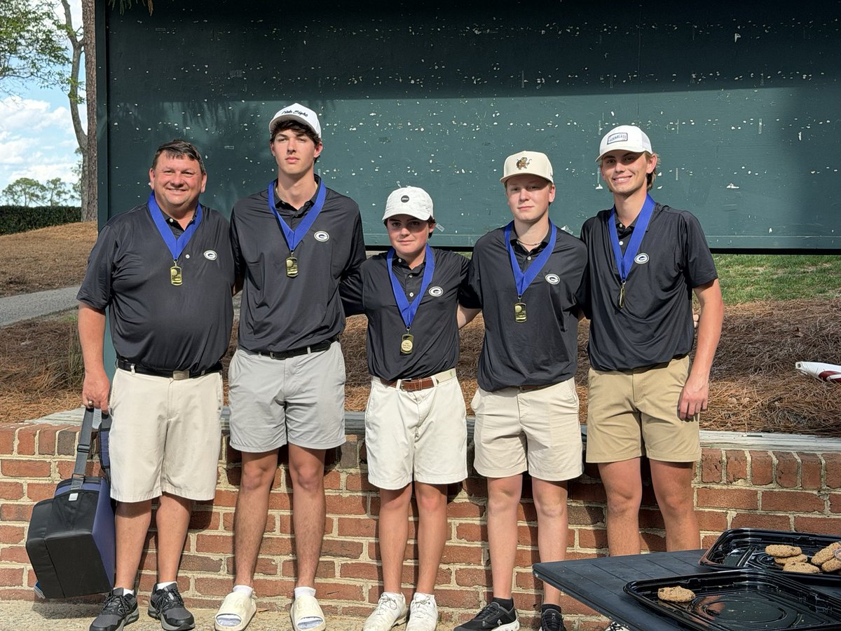 GHSeaglegolf's tweet photo. We finished 2nd out of 27 teams in the Bengal Invitational today. Bryson McCurry and Hunter DeVriendt made the All-Tournament team, finishing 3rd and 4th respectively. Andrew Wiley and Peyton Oswald were critical to our team success as well in this format https://t.co/f6PKZbmMqj