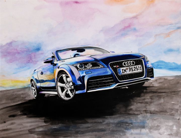 sharmakeerti36's tweet photo. Art of the Day! "AUDI-TTRS". Buy at: https://t.co/k10HYcqFRp https://t.co/KpqHUEbH1E