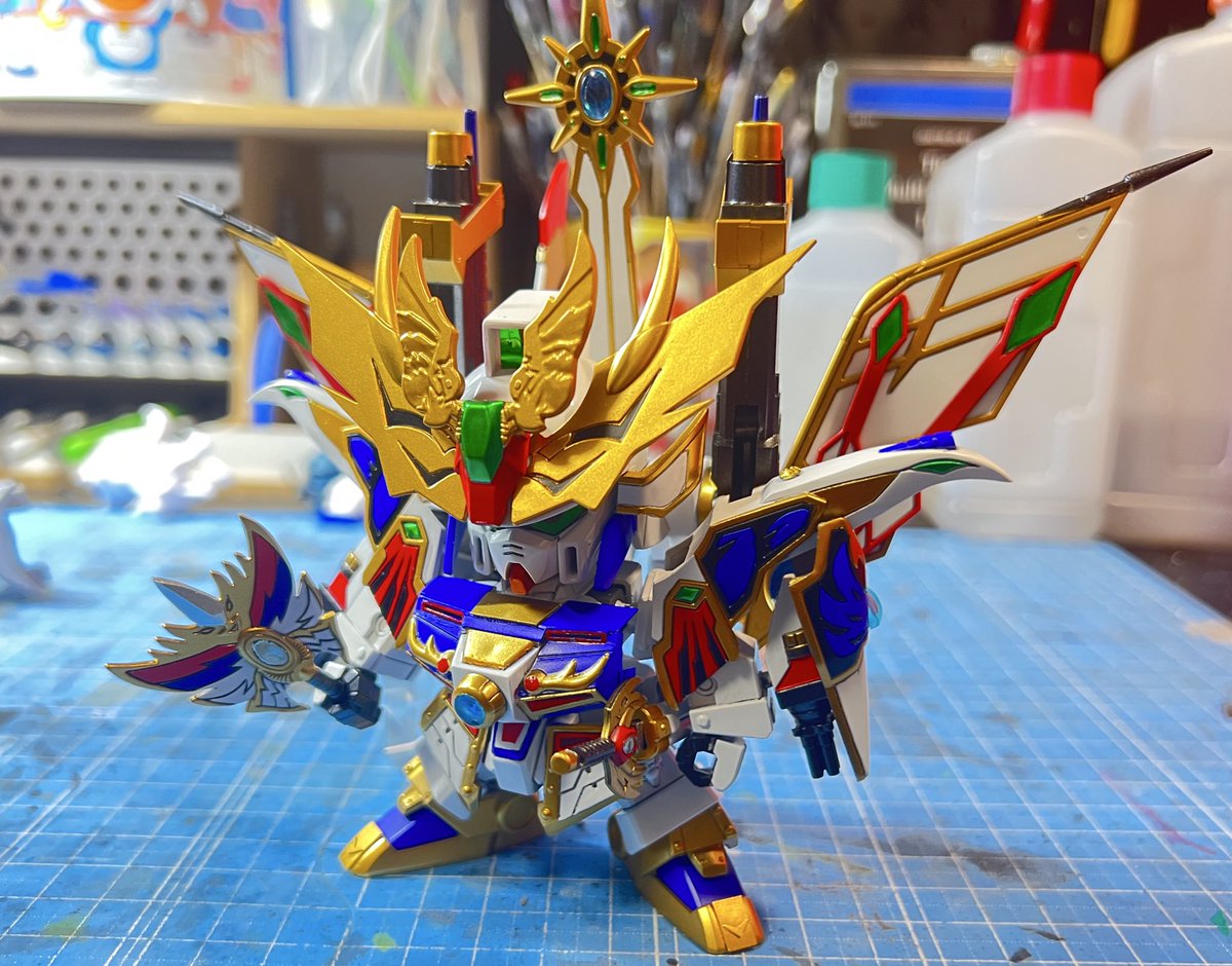 yokamoonline's tweet photo. #これを見た人は塗装前と塗装後を貼れ
#SDガンダム https://t.co/dFvdzpugJQ