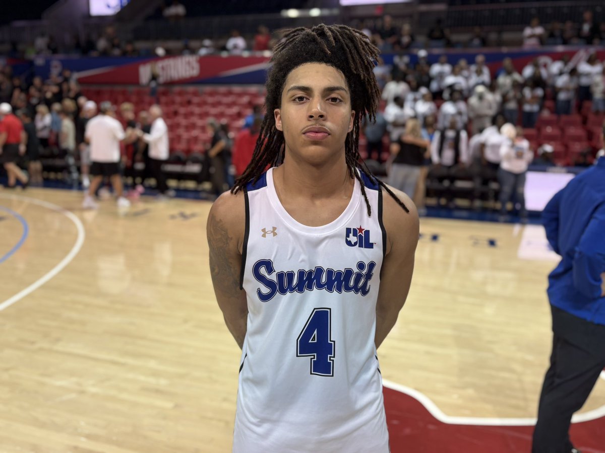 GASOLyndon's tweet photo. #UIL 5AD2 State Semifinals

Mansfield Summit 52
Lovejoy 35

@JunitBasketball will get the chance to defend their title on Saturday - smothering Lovejoy’s offense with an elite defensive display in the second half, only allowing 11 points after the break.

@sneed_jaxon22 was at the heart of Summit’s success, getting to the paint consistently as he finished with 15 points and several assists.

2029 @joecreal3 helped put the game away late with 7 points in the 4th

Luke Modersohn led Lovejoy with 13 points in a valiant effort.

#GASO