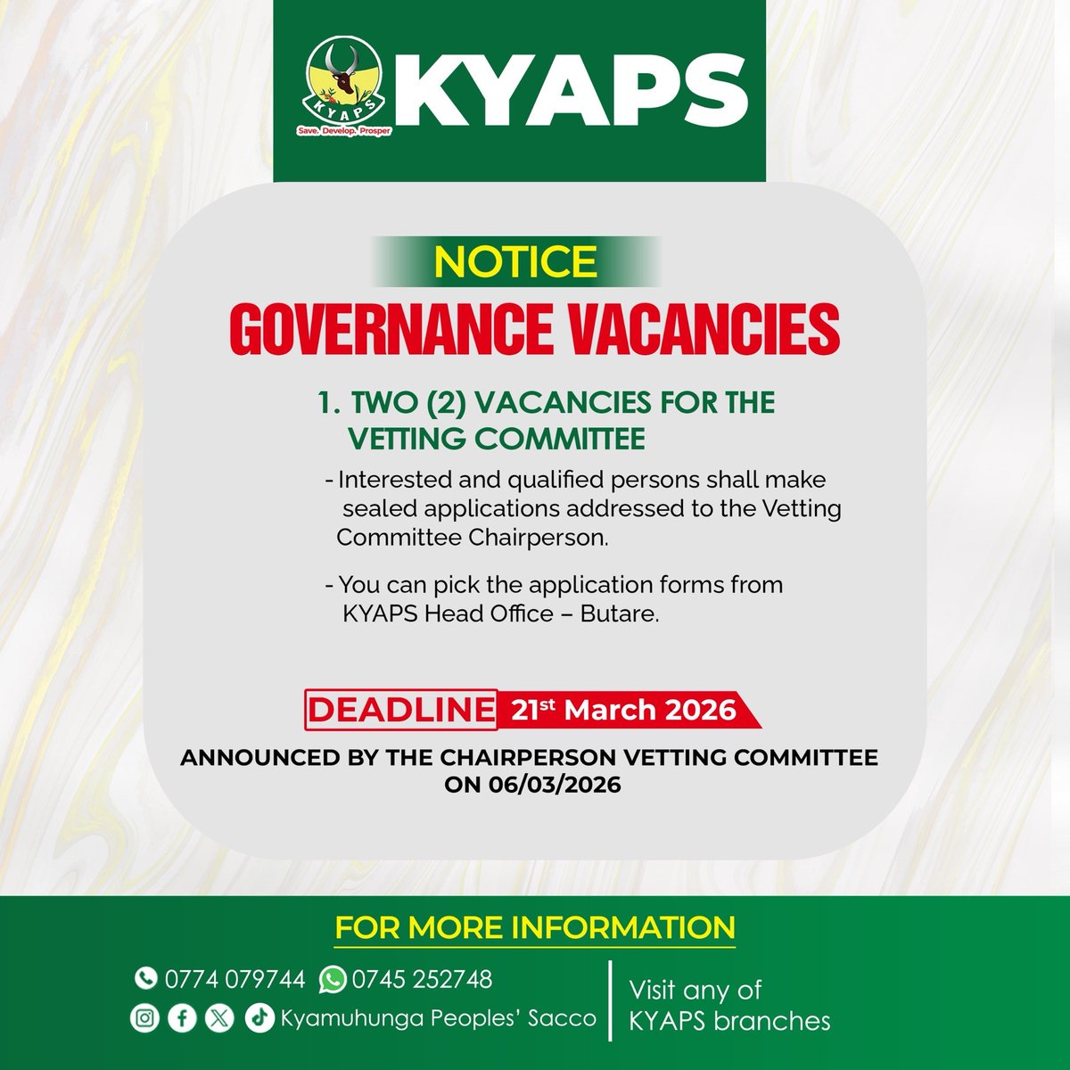 Kyamuhunga Peoples SACCO tweet media