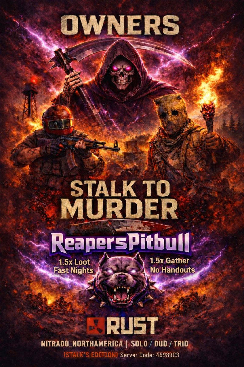 Come join the super fun rust console server. Old school work for your stuff 1.5x loot, 1.5x gather, fast nights and no handouts. #rust #Rustconsole #fyp