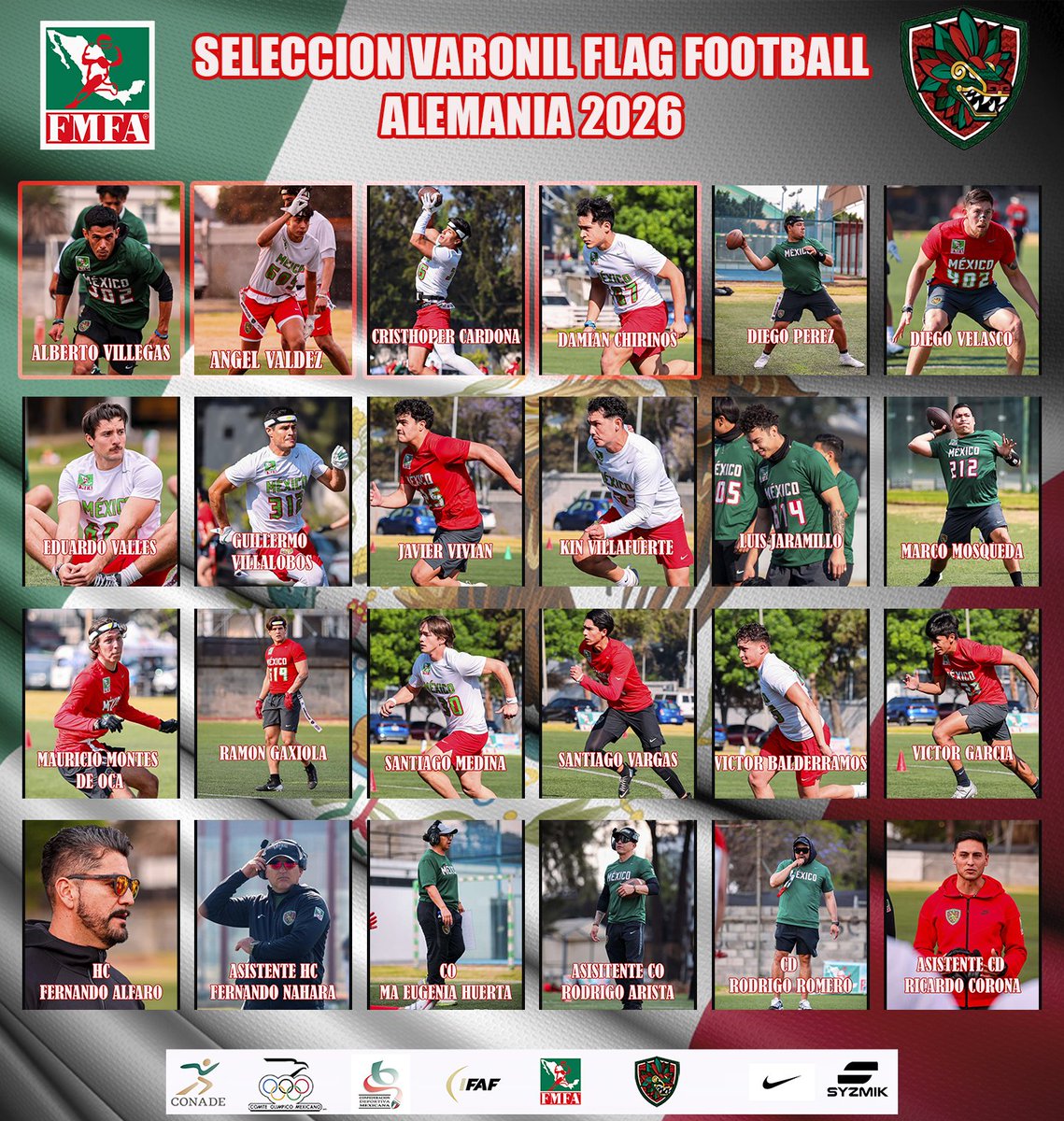 Federación Mexicana de Fútbol Americano A.C. tweet media