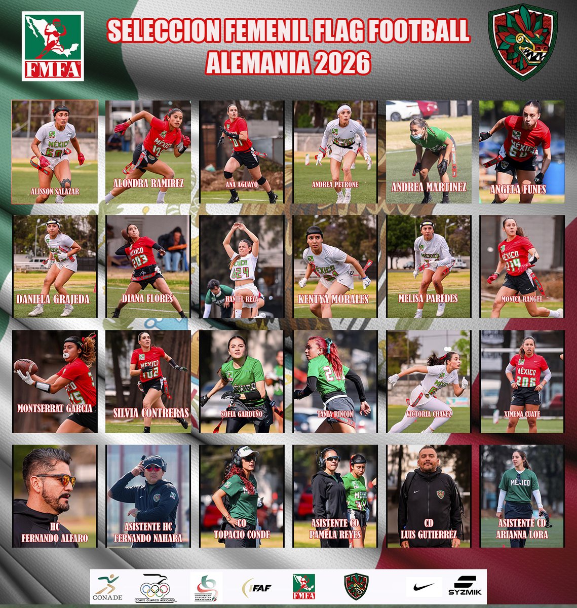 Federación Mexicana de Fútbol Americano A.C. tweet media