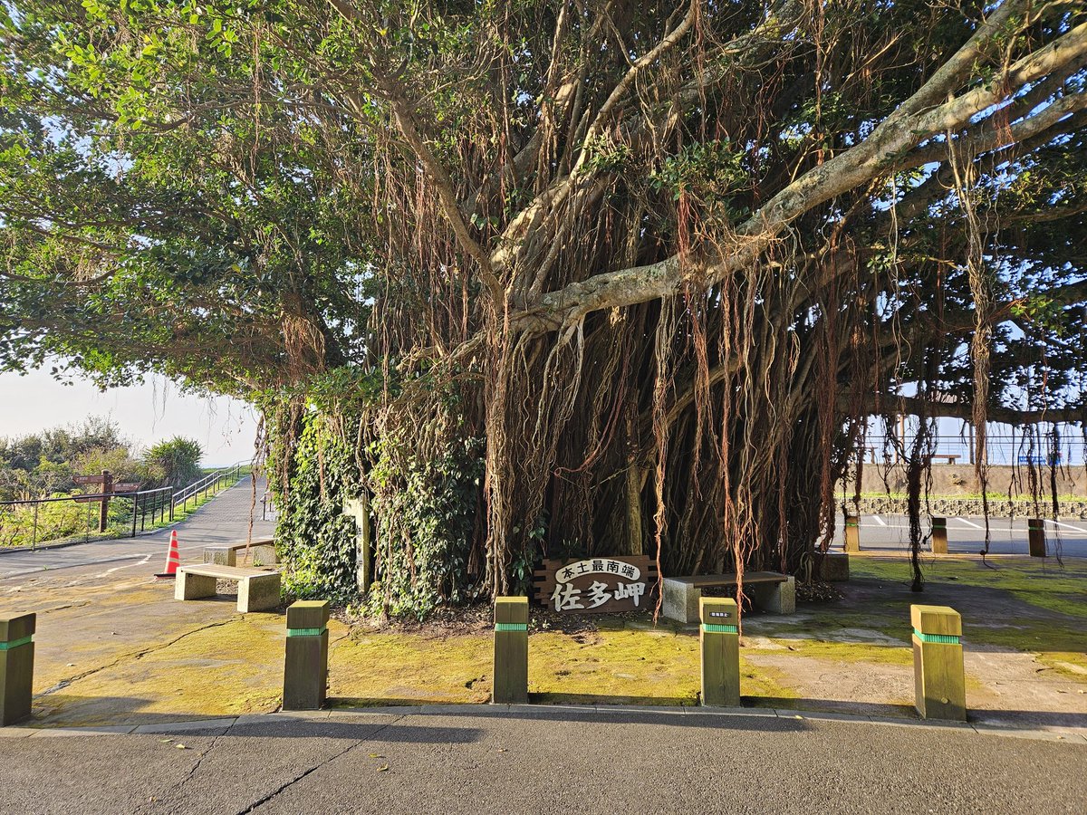 youmenicky's tweet photo. 長崎→鹿児島佐多岬（本土最南端）→宮﨑→大分→🚢愛媛→徳島
現時点で東京からの走行距離が2600km
もう少し続きます https://t.co/elBTxJUZa7