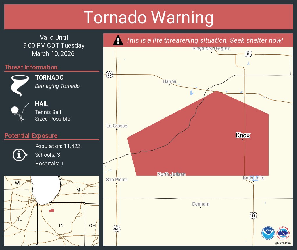 NWS Tornado tweet media