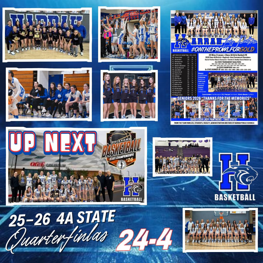 Harrah Lady Panthers Basketball tweet media