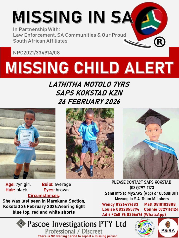 Missing Persons Southern Africa tweet media