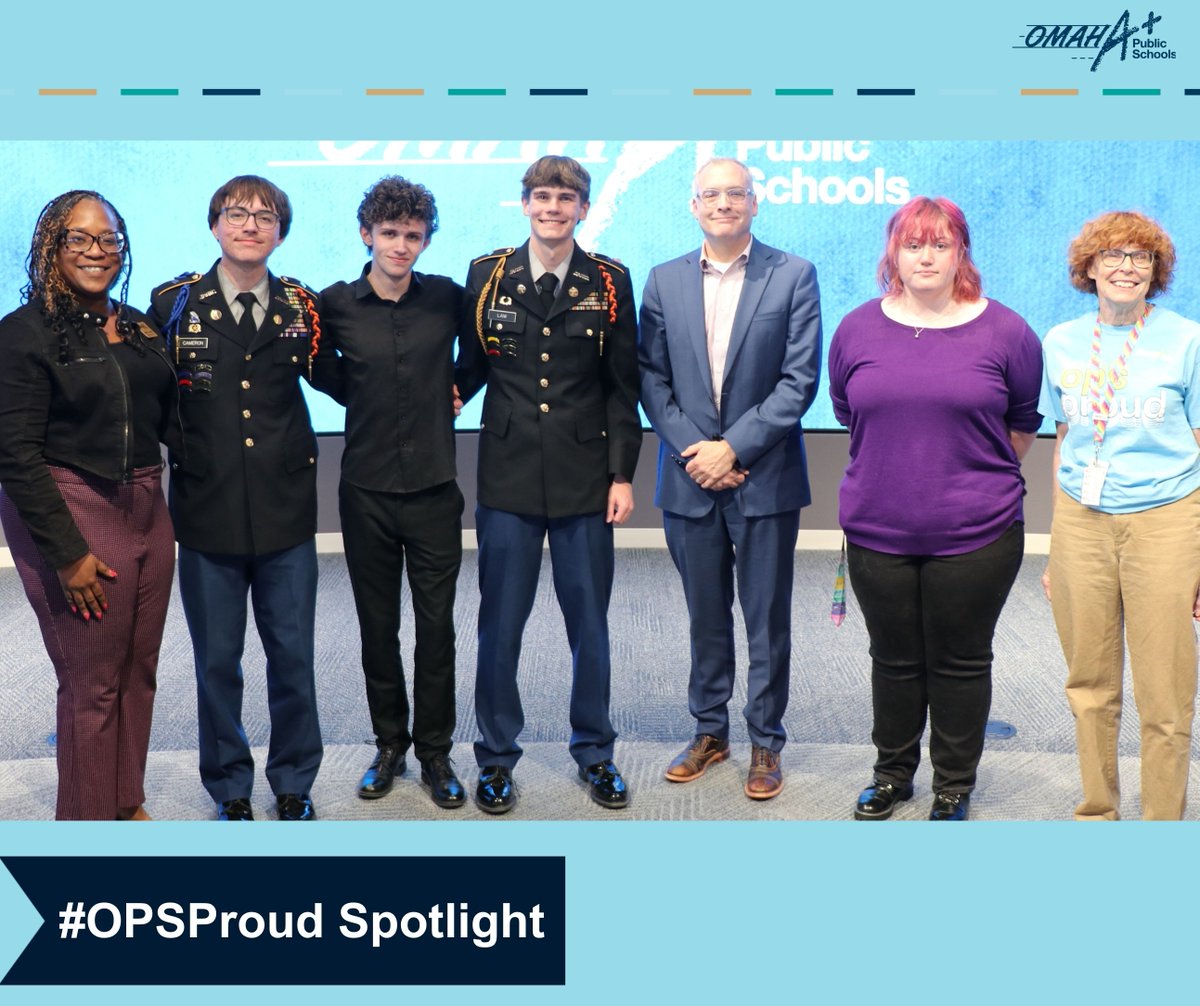 OmahaPubSchool's tweet photo. Monday's Board of Education meeting included:
• Our #OPSProud Spotlight celebrated the @OPS_Westview robotics team for winning the JROTC Robotics National Championship Competition
• Approval of Strategic Plan
• Legislative Committee Update
Board Digest: https://t.co/GYEdIgqDoI https://t.co/wMO704bnky