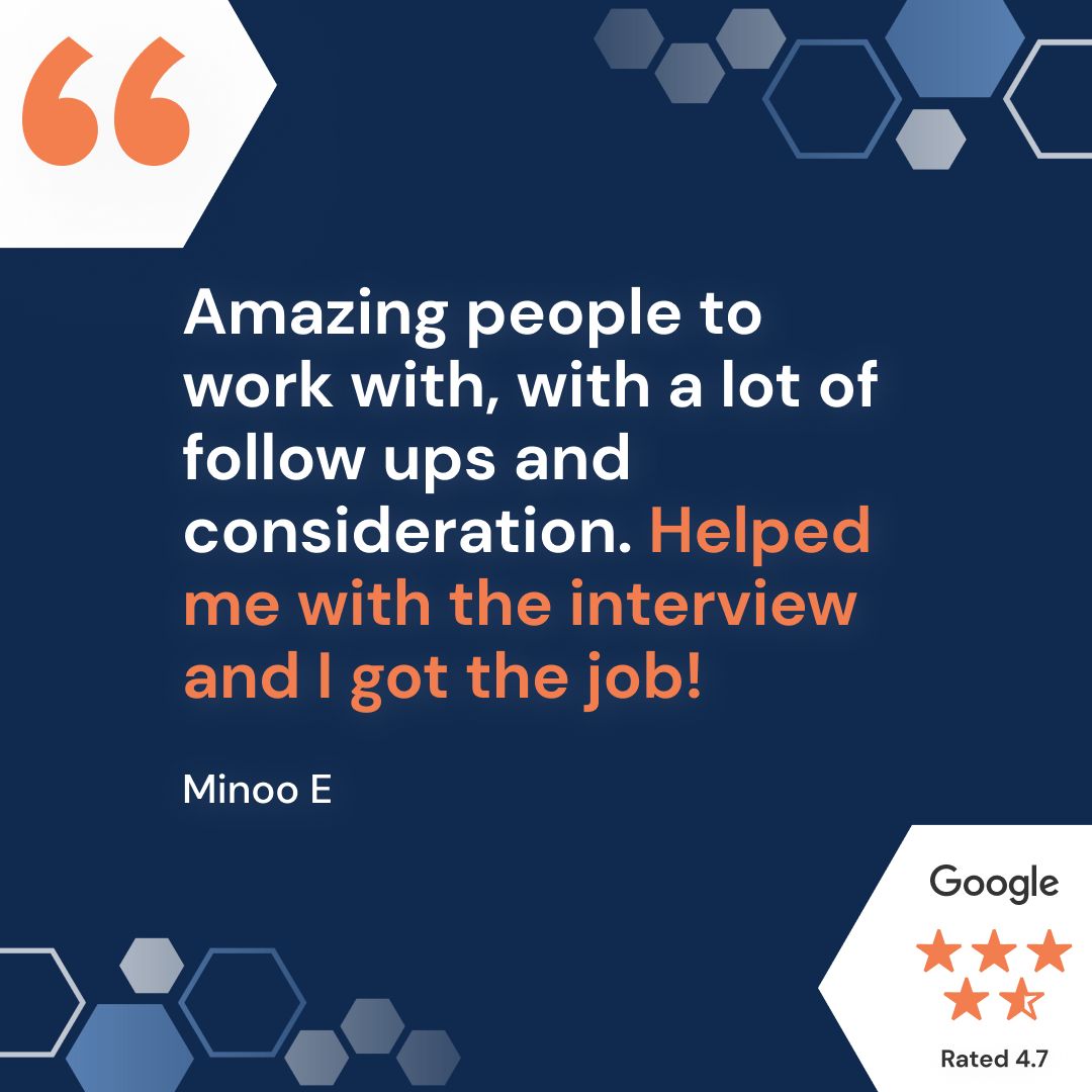 OnQRecruitment's tweet photo. Thank you Minoo https://t.co/NQUzh59Mcu