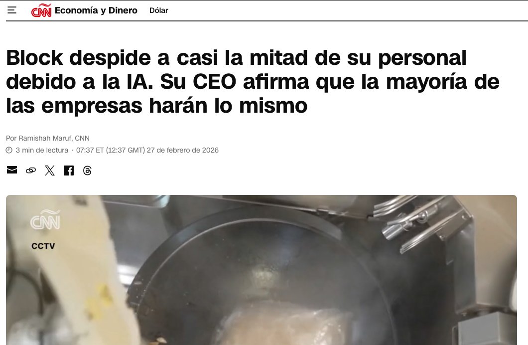 🎙️PODCAST DISPONIBLE🎙️
#elPeriodista de #YslaMac explica en su último #podcast (que ya puedes escuchar) por qué cree que la #IA no se puede aplicar a cualquier sector.
😳¡¡No os perdáis el historión que cuenta!!
👇ESCUCHADLO AQUÍ👇
go.ivoox.com/rf/169814195