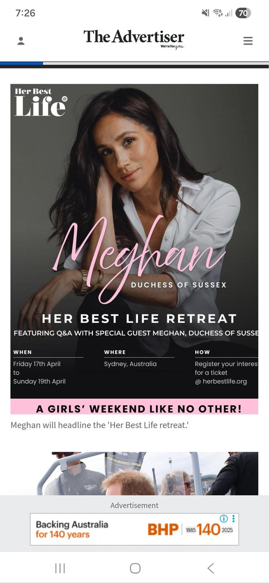 89Blackitty's tweet photo. Going by #DanielaElser #meghan has landed a speaking gig with the bimbo Jackie https://t.co/QtKapDMpEn for the retreat start at $2,699 for the “early bird” option up to $3,199 for VIP tickets. https://t.co/7Afau5MZwY