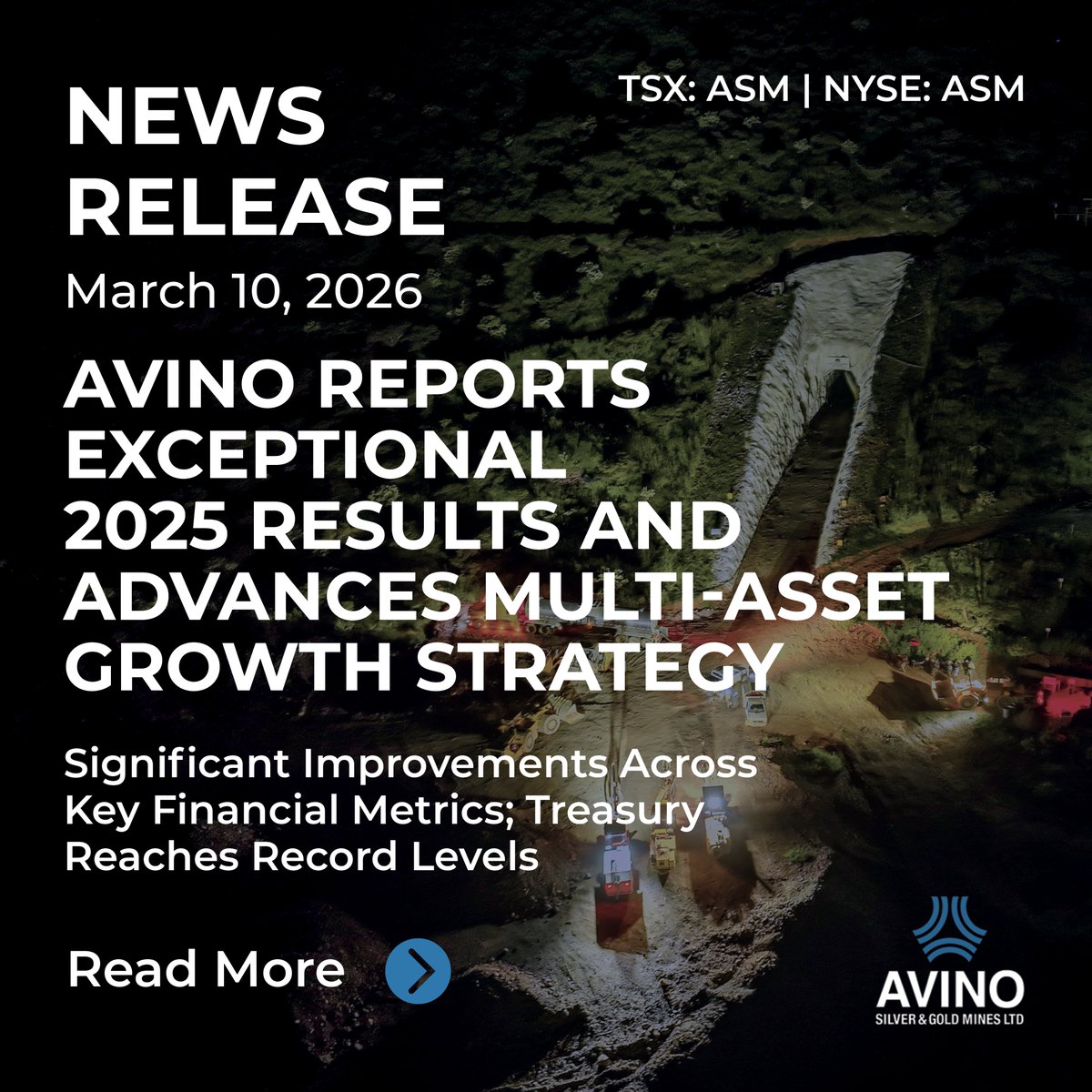 Avino Silver & Gold Mines Ltd. tweet media