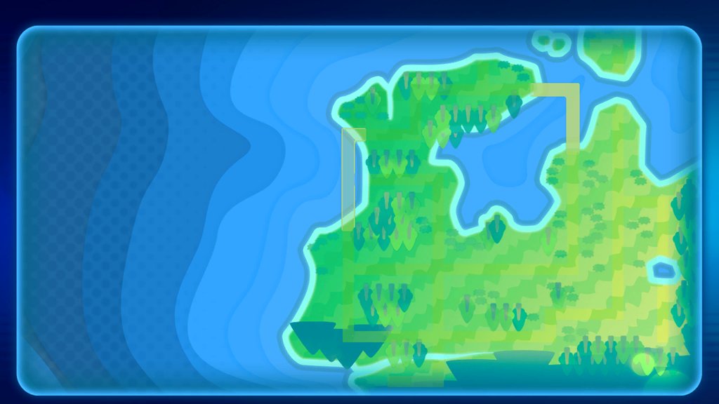 MasteredRealm's tweet photo. @DetectivEsse Here's a rotated version of Let's GO's Kanto for comparison.

All mountains and trees in the Pokopia version were changed to still be upright!

I wonder if this change in perspective has a deeper meaning. https://t.co/pEFgRS5E05