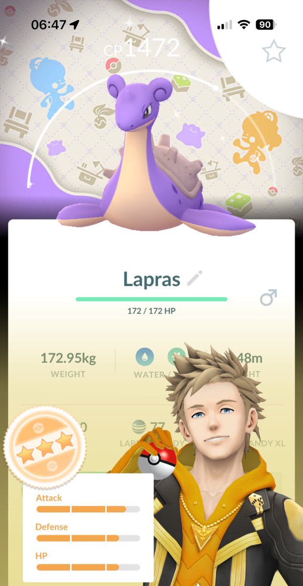 bippimae's tweet photo. Purple with the background #PokemonGo https://t.co/fyqvPFV2dj