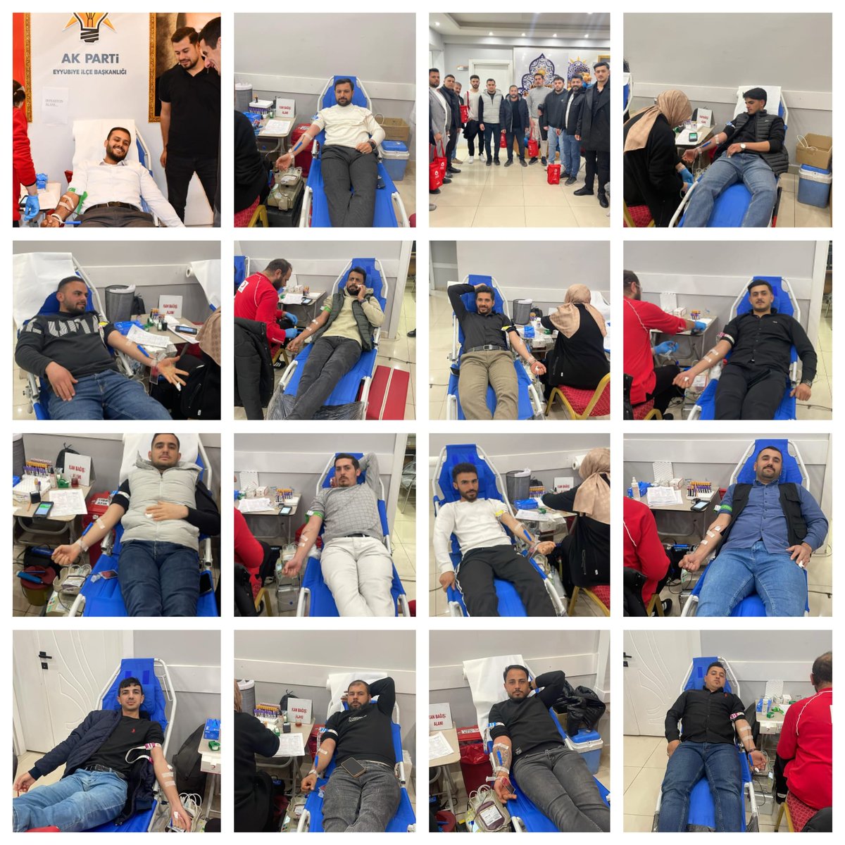 Kan bağışı kampanyamıza gönüllü olarak katılarak destek veren kıymetli gençlerimize gönülden teşekkür ediyoruz.

İyiliğin ve paylaşmanın gücünü büyüten tüm gençlerimize şükranlarımızı sunuyoruz.

#RamazandaŞanlıurfa
#MilletimizleNiyetimizBir

#SüleymanElgün #AkEyyübiye #Eyyübiye