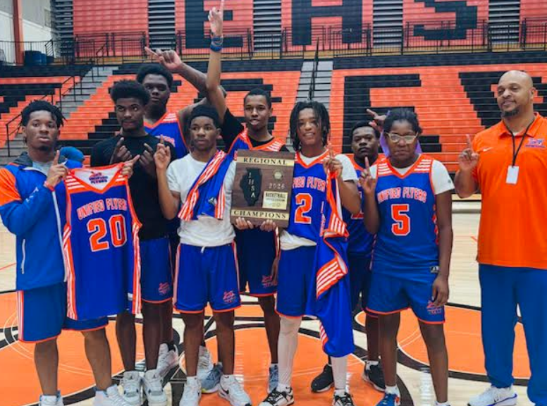 estl189's tweet photo. STATE BOUND! 🏀🧡💙
Our East St. Louis Sr. High UNIFIED FLYERS compete in the basketball State Semifinal this Friday!
📅 Mar 13 | 🕒 2:30 PM
📍 ARC – Champaign
Final round: Sat, Mar 14 | 11 AM
🎟 FREE admission
Let’s show our #FlyerPride!
#unified @estl189 https://t.co/H94lF1zn0m