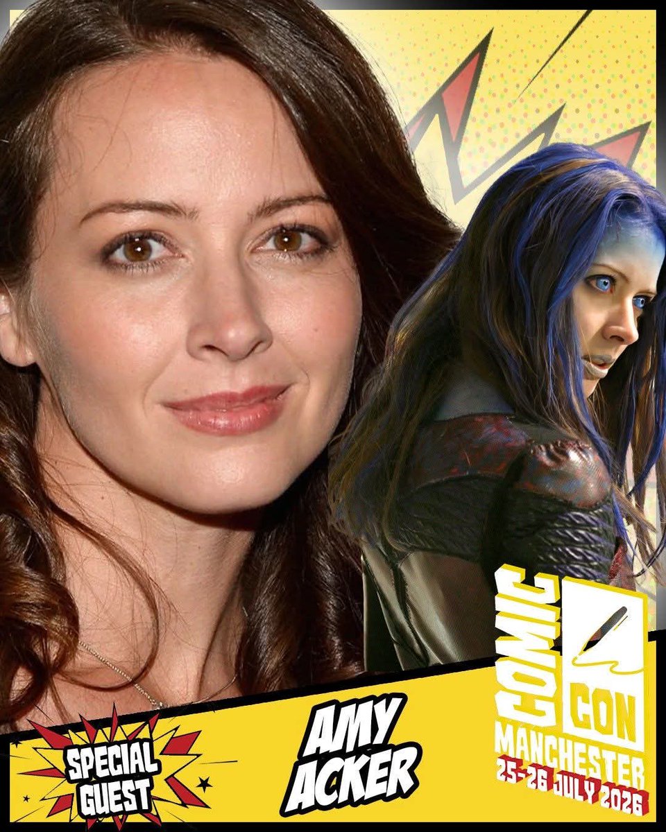 EuroConNet's tweet photo. GUEST ANNOUNCEMENT
#ComicConManchester #monopolyevents
#AmyAcker
25 - 26 July 2026
Manchester, UK
https://t.co/PB3x4ICUUF https://t.co/ck8gmnNmyT