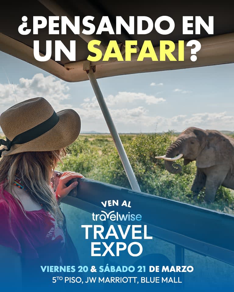 Un safari en Africa es una aventura que debe estar su bucket list.  Avísenos para coordinar una cita en el Travelwise Travel Expo y venga a conversar con expertos en el destino, tanto si busca lujo como si busca opciones más asequibles.
#YoViajoConTravelwise