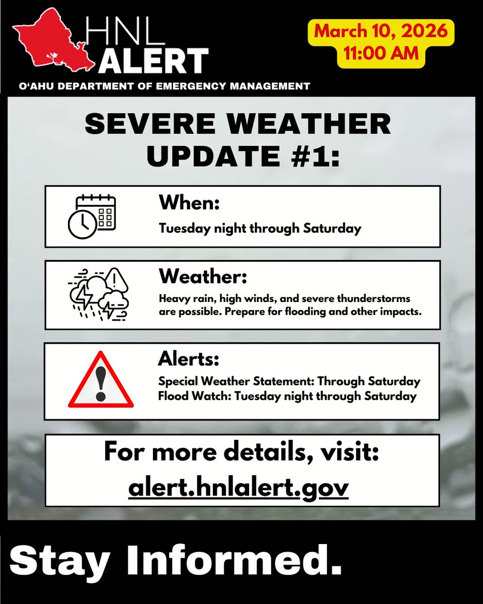 Oahu Emergency Mgmt. tweet media