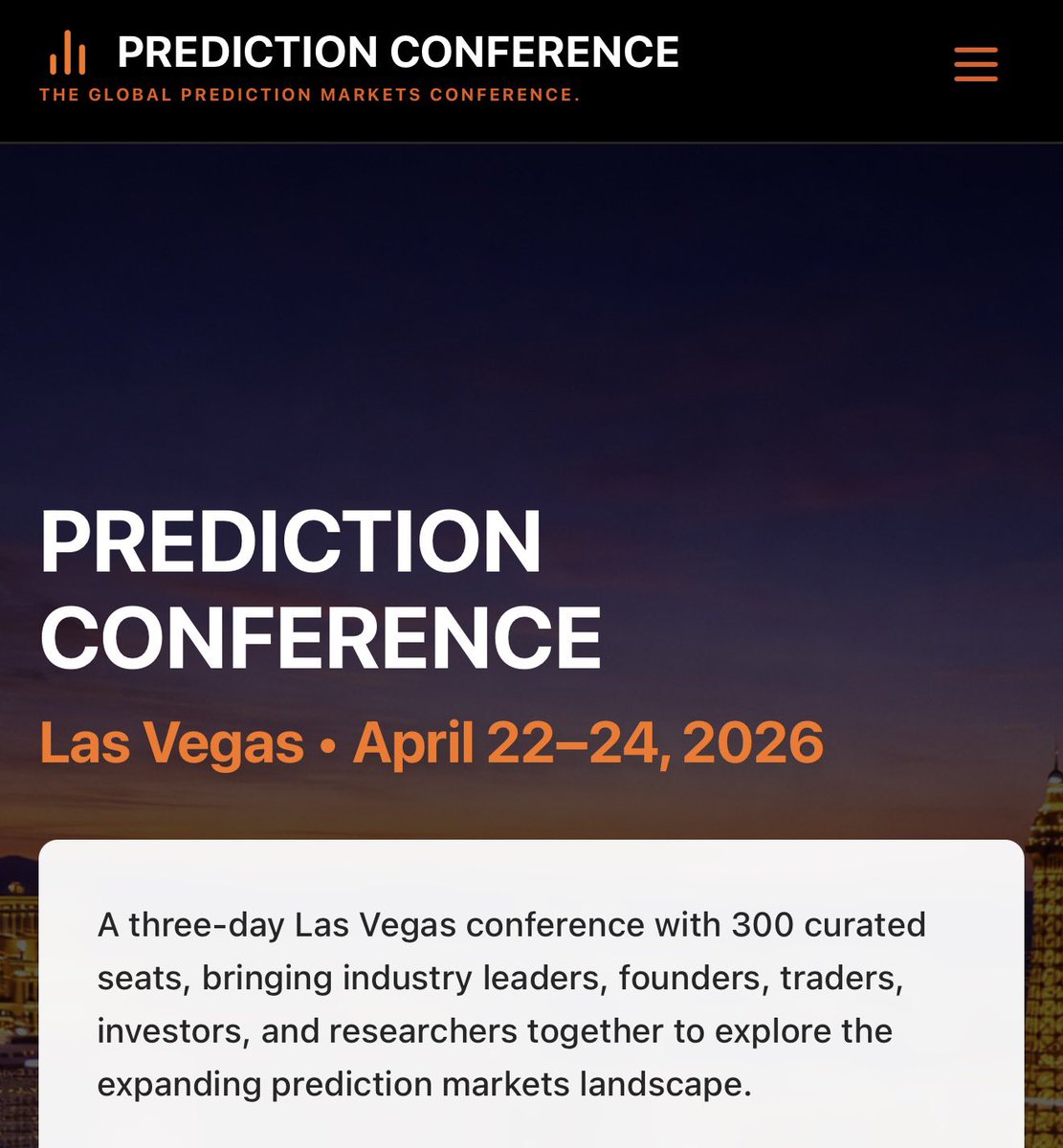 PredictionConference tweet media