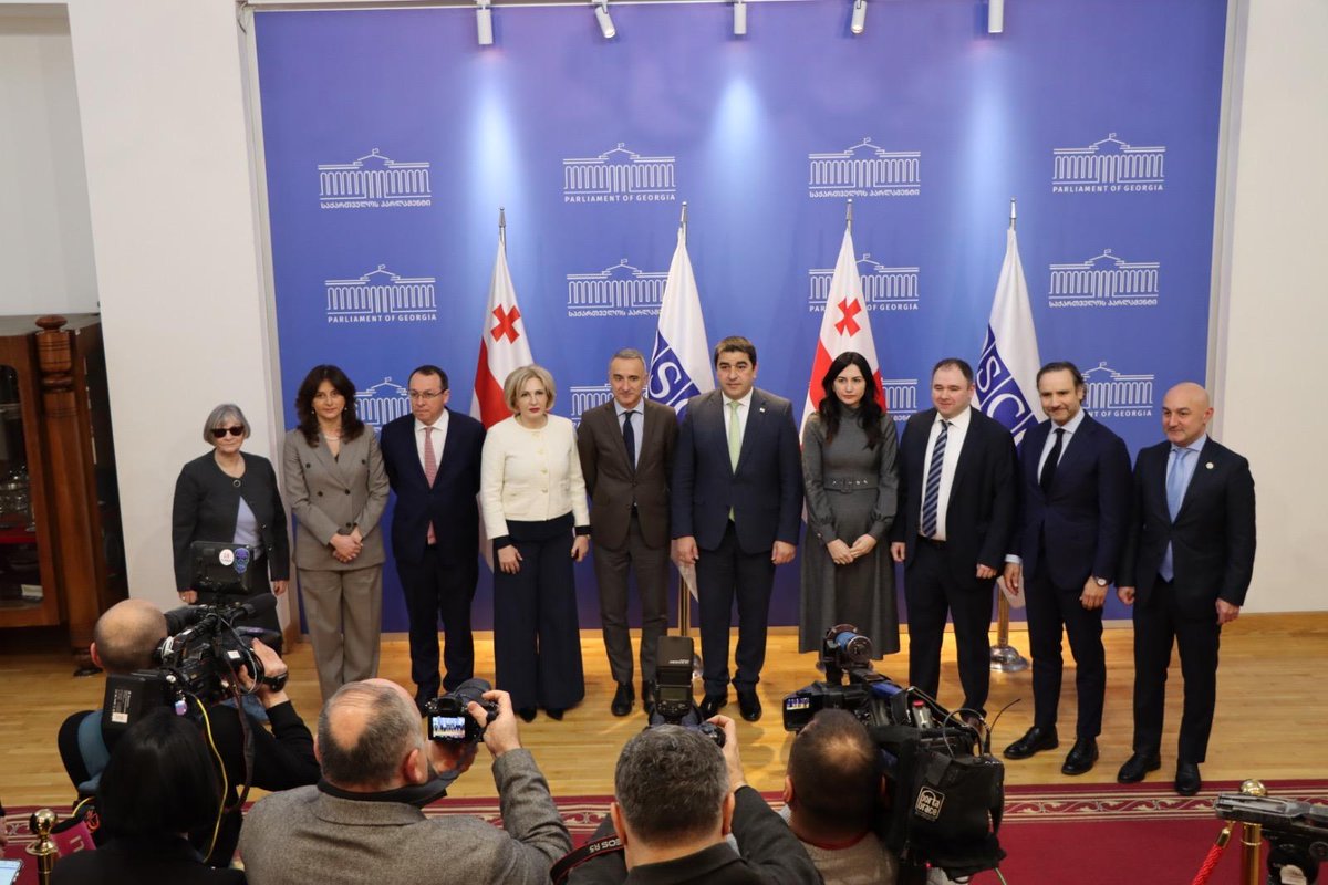 oscepa's tweet photo. OSCE PA President @perejoanpons and a high-level delegation today concluded a several-day visit to Georgia aimed at encouraging dialogue, strengthening democratic institutions, and promoting engagement across the political spectrum.  

🔗 https://t.co/28JqnIwno7 https://t.co/M2qnj1ku7e