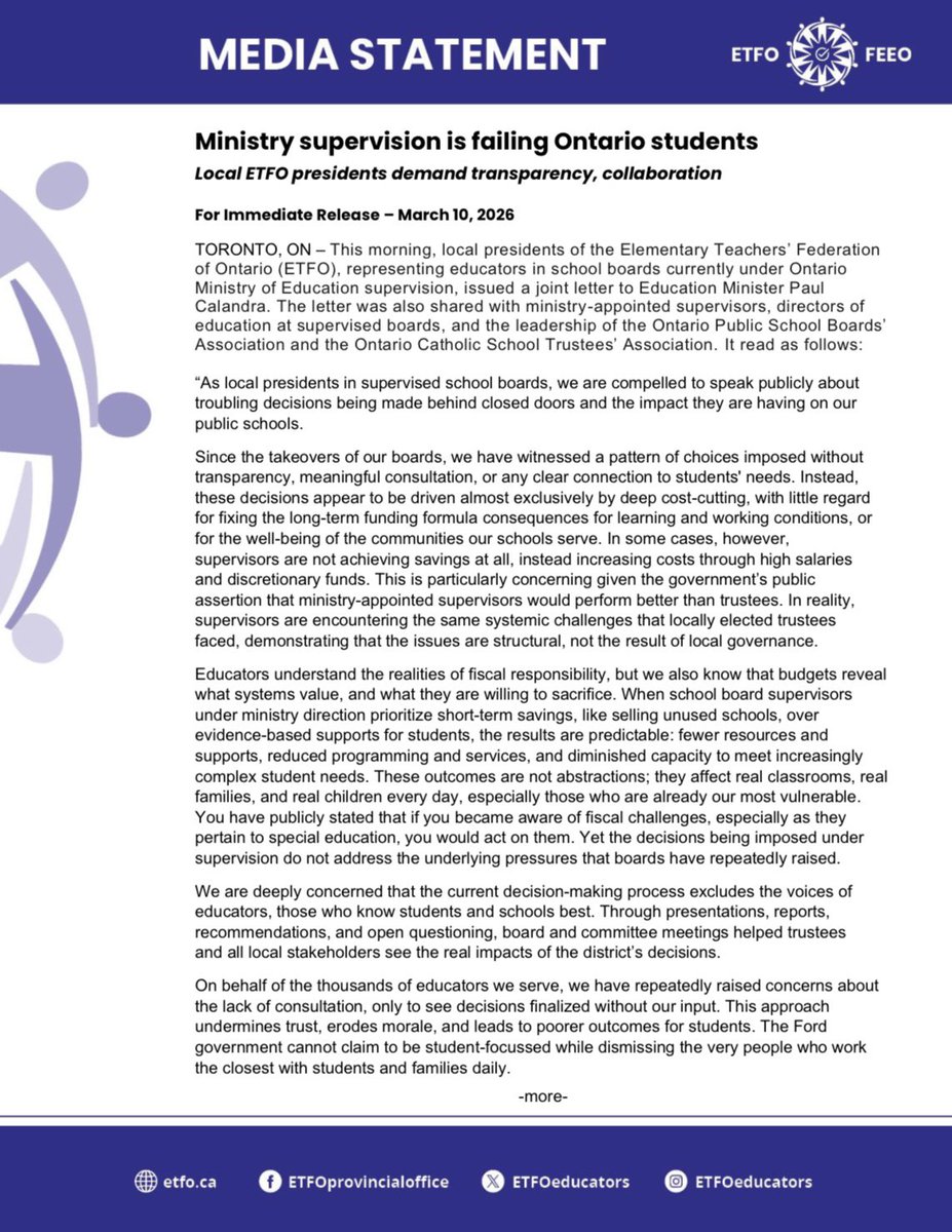 ETFO Peel tweet media