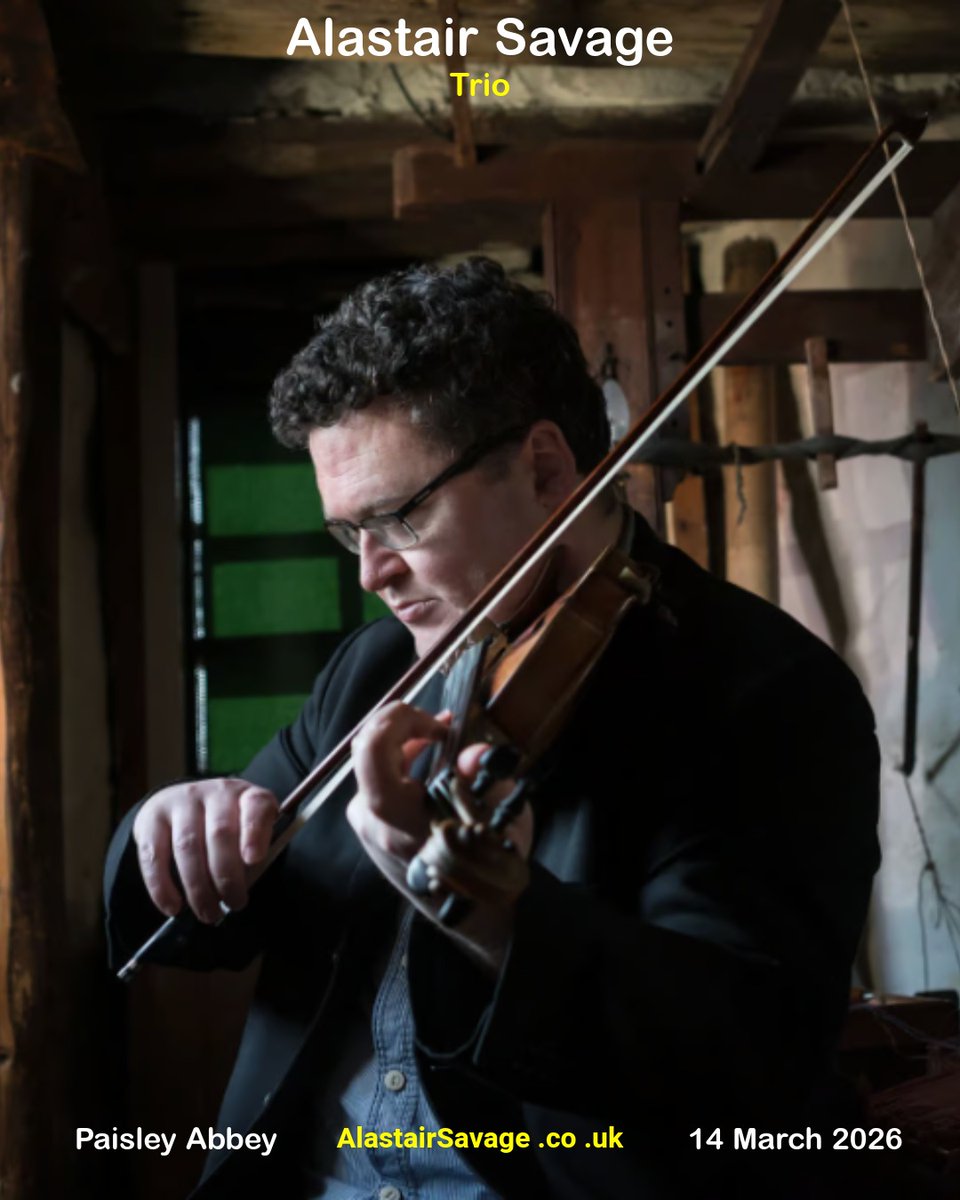scottishmusic's tweet photo. Don't miss @scottishmusic member @Scotsfiddler and trio on 14 March as they perform at Paisley Abbey tickets and info ➡ https://t.co/0ZWCyJ4thV https://t.co/52aAMVQXFk
