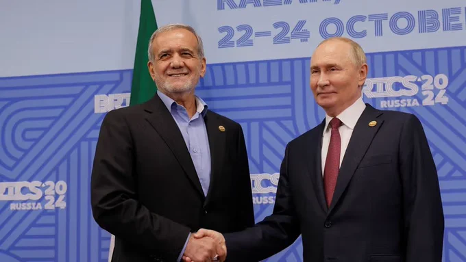 پوتین له ایران غوښتنه وکړه چې د شرق منځ تاوتریخوالی کم کړي